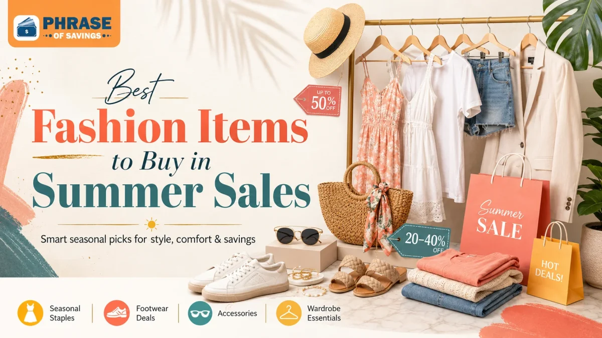 Best Fashion Items to Buy in Summer Sales
