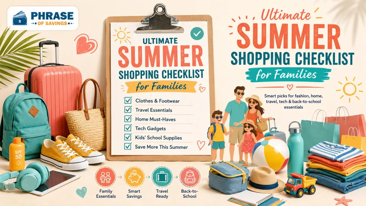 Ultimate Summer Shopping Checklist for Families